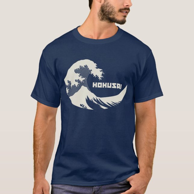 T-shirt Hokusai - la grande vague (Devant)