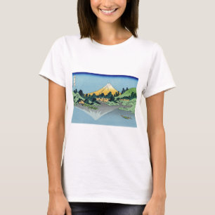 T-shirt Hokusai - Le Mont Fuji reflète le lac Kawaguchi