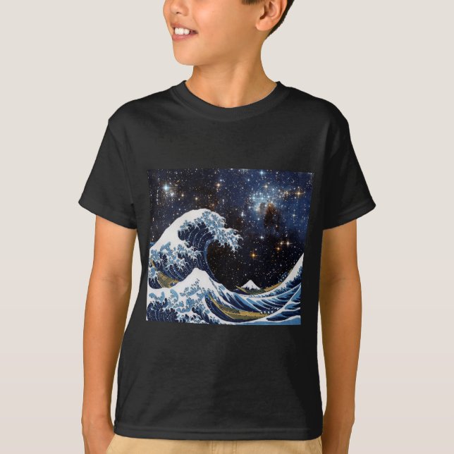 T-shirt Hokusai & LH95 (Devant)