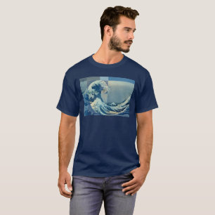 T-shirt Hokusai rencontre Fibonacci, rapport d'or