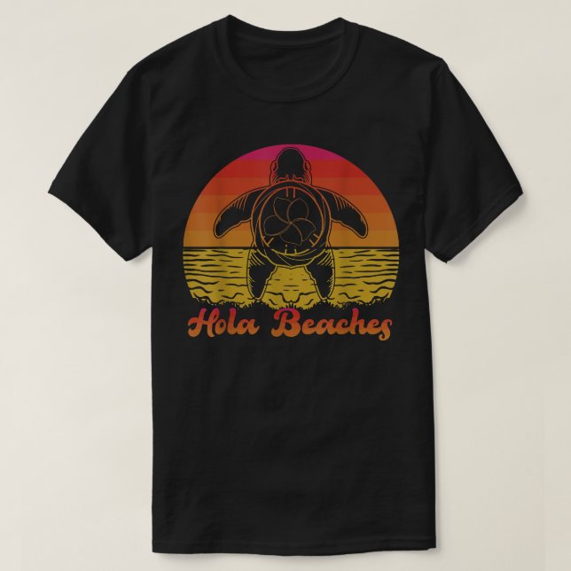 T-shirt Hola Beaches (Design devant)