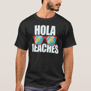 T-shirt Hola Beaches Lunettes d'été Croisière Vacances Pal