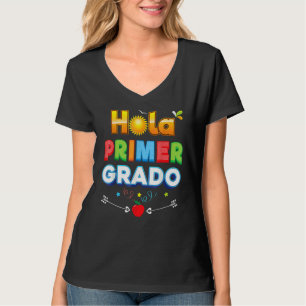 T-shirt Hola Primer Grado Bonjour 1ère année 1ère année