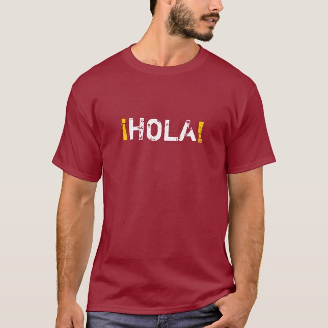 T-shirt HOLA (salut !) (Devant)