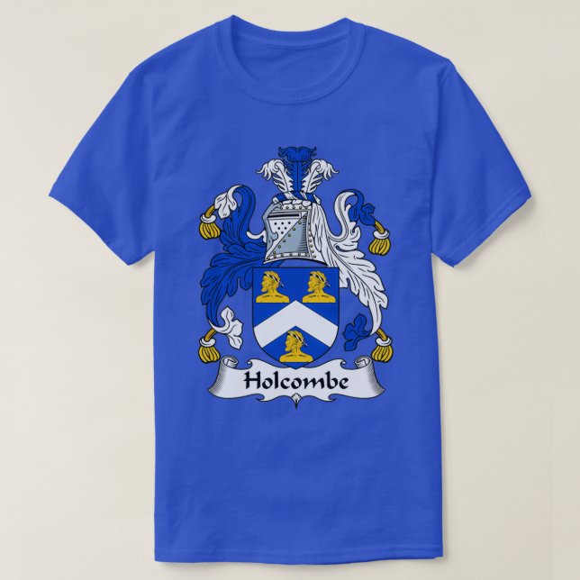 T-shirt Holcomb Coat of Arms Family Crest  (Design devant)