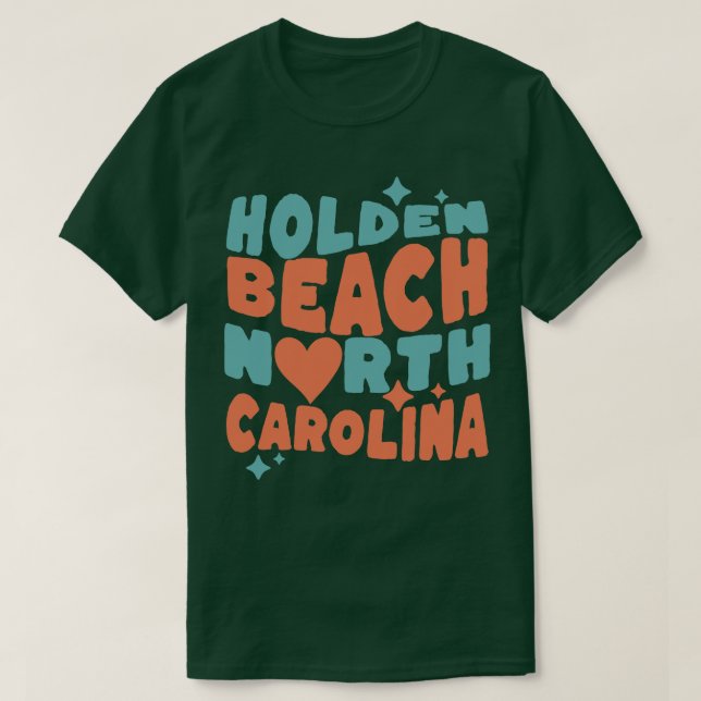 T-shirt Holden Beach North olina Love (Design devant)