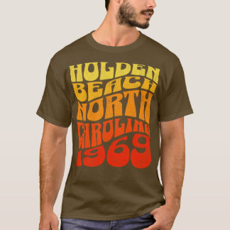 T-shirt Holden Beach North olina Wavy été