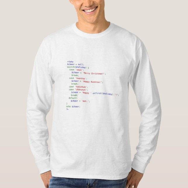 T-shirt Holiday.php (Devant)
