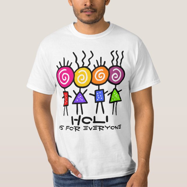 T-shirt holiES - HOLI MEILLEURS AMIS + vos idées (Devant)