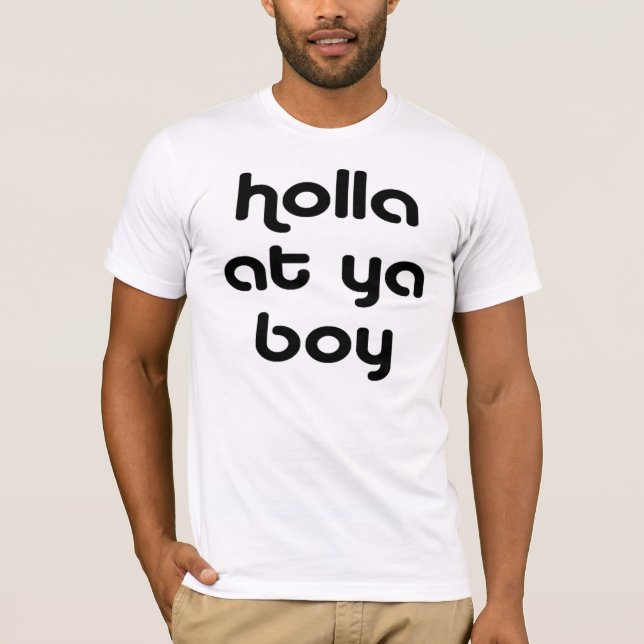 T-shirt holla au garçon 4,0 de ya (Devant)