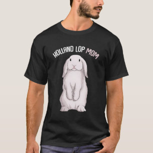 T-shirt Holland Lop Lapin Lapin Maman