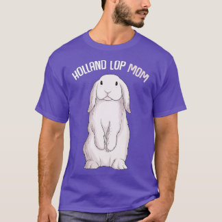 T-shirt Holland Lop Lapin Lapin Maman Femmes