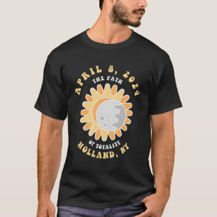 T-shirt Holland New York Solar Eclipse 8 avril 2024