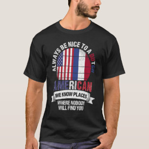 T-shirt Hollandais Américains Nous Connaissons Des Endroit