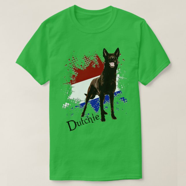 T-shirt Hollandais Shepherd Dutchie (3) (Design devant)