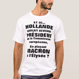 T-shirt Hollande et son fils