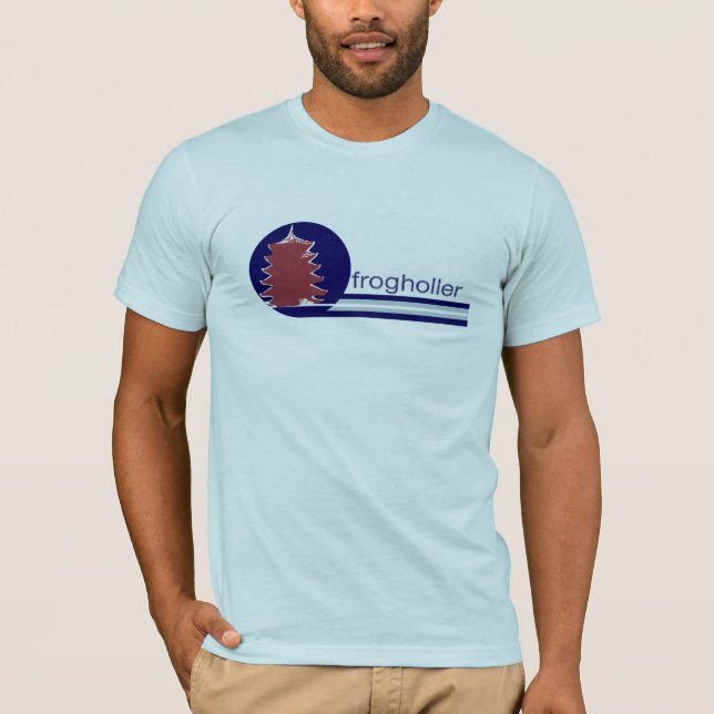 T-shirt Holler Tee de grenouille pour hommes (Devant)