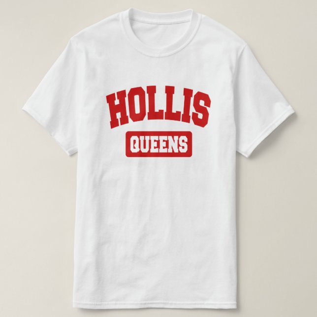 T-shirt Hollis, Queens, New York (Design devant)