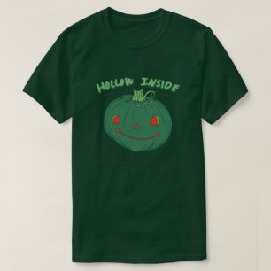 T-shirt Hollow Inside - Punny Green Jack-o-Lantern Citroui