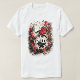 T-shirt Hollow Knight Hornet Cerisier Fleurissant Art de J