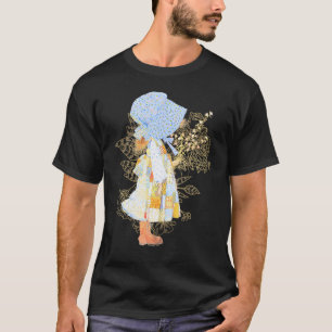 T-shirt Holly Hobbie Comté Fille Holding Fleurs Douce