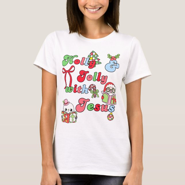 T-Shirt Holly & Jolly (Devant)