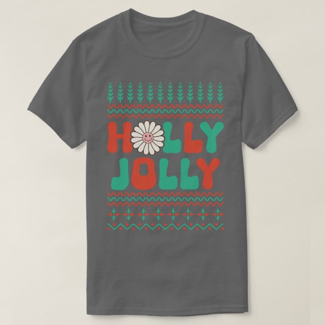 T-shirt Holly Jolly (Design devant)