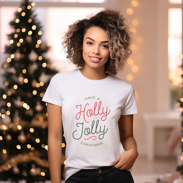 T-shirt Holly Jolly Christmas (Créateur téléchargé)