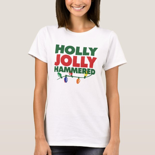 T-shirt Holly Jolly Xmas (Devant)