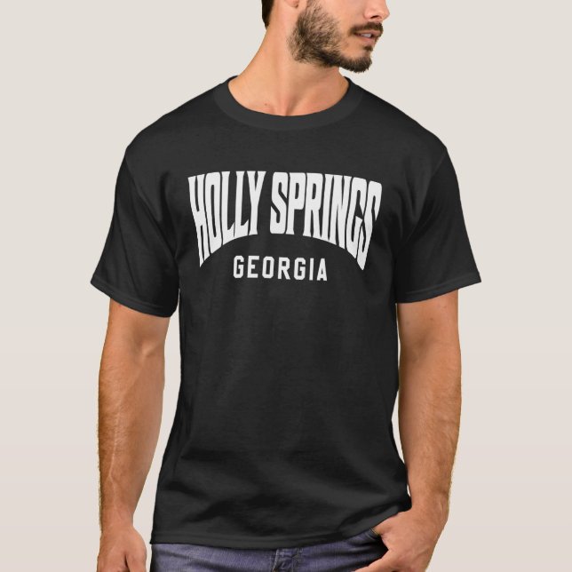 T-shirt Holly Springs Géorgie (Devant)