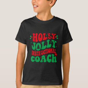 T-shirt Holly Xmas Jolly Entraîneur instructif Noël Coa
