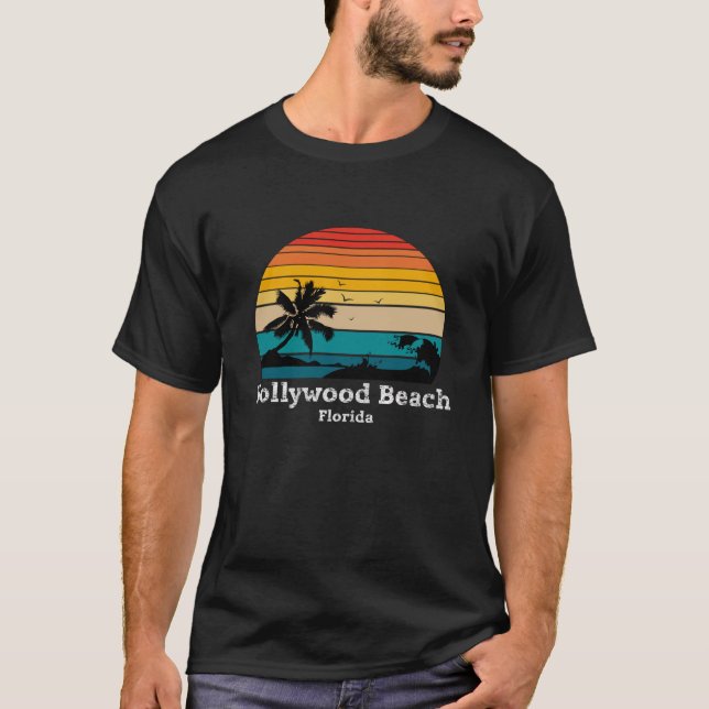 T-shirt Hollywood Beach Hollywood - Floride (Devant)