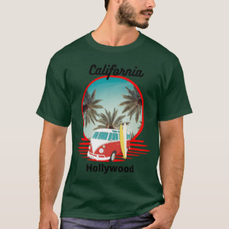 T-shirt Hollywood Californie Surdimensionné