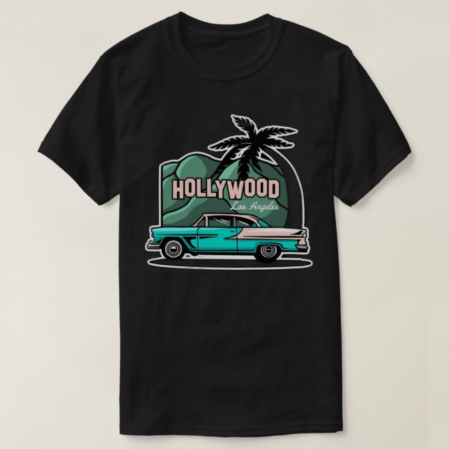 T-shirt Hollywood Los Angeles (Design devant)