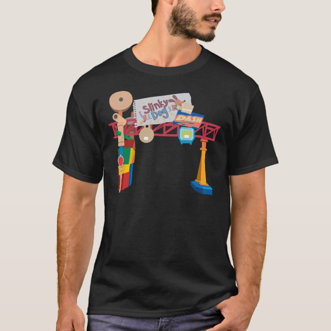 T-shirt Hollywood Studios Slinky Dog Dash (Devant)