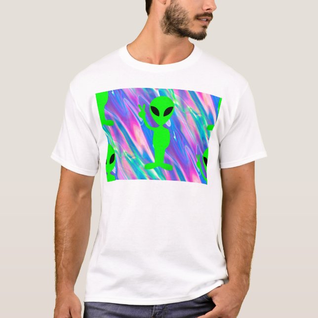 T-shirt Hologramme alien (Devant)