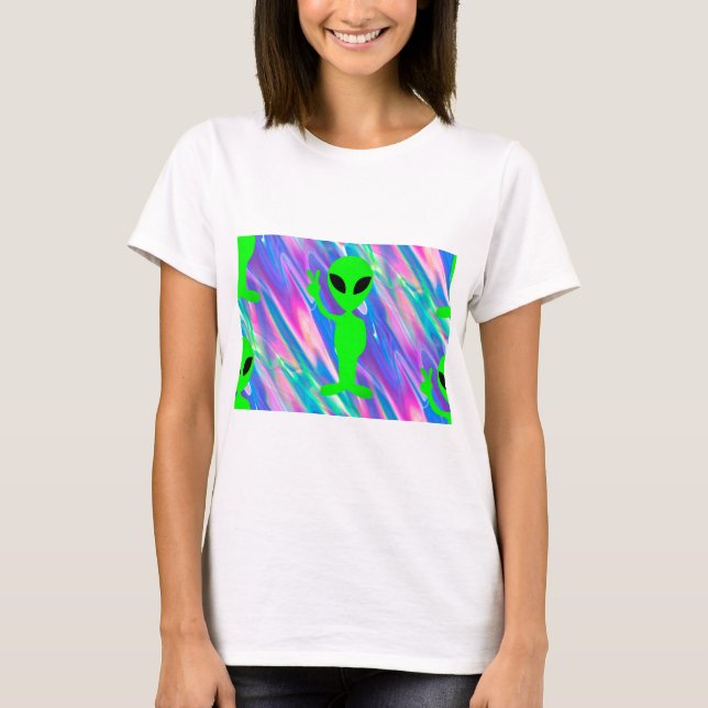 T-shirt Hologramme alien (Devant)