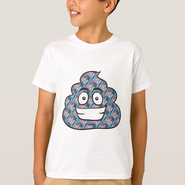 T-shirt hologramme émoji (Devant)