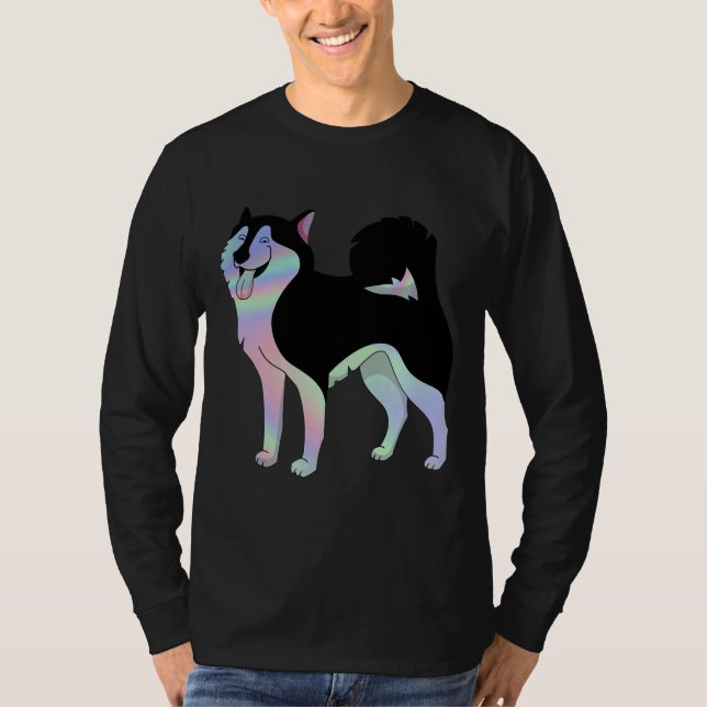 T-shirt Holographique Husky (Devant)