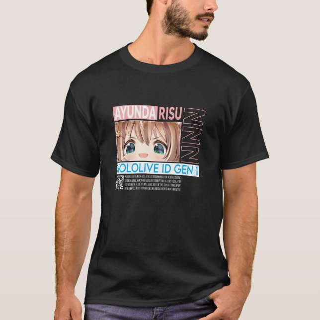 T-shirt Hololive ID Ayunda Risu (Devant)