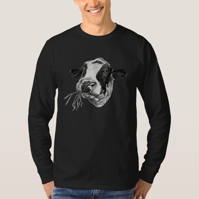 T-shirt Holstein Dairy Cow Legend Heifer Farm Animal Vinta (Devant)