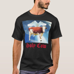 T-shirt Holy Cow Funny Hilarious Incroyable Papa Joke Mème