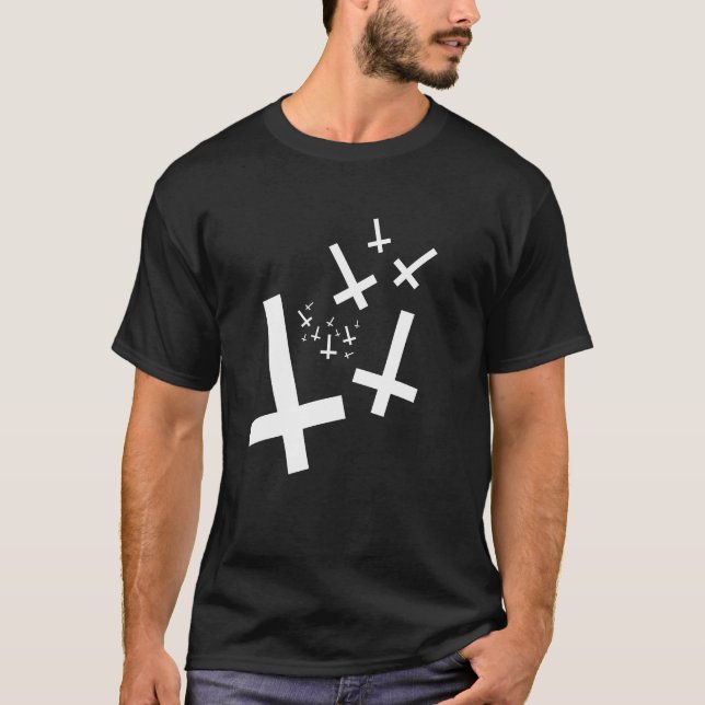 T-shirt Holy Crosses 666 (Devant)