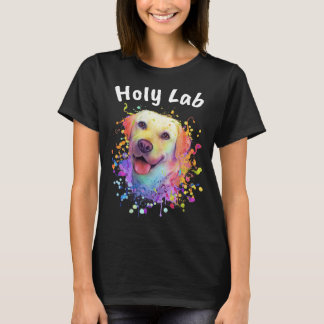 T-shirt Holy Lab Labrador Retriever Humour Chien race Anim