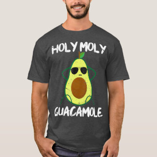 T-shirt Holy Moly Guacamole Funny Avocado Vegan Veganism