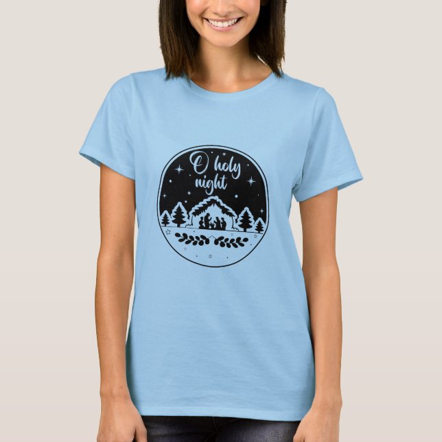 T-shirt Holy nigth (Devant)