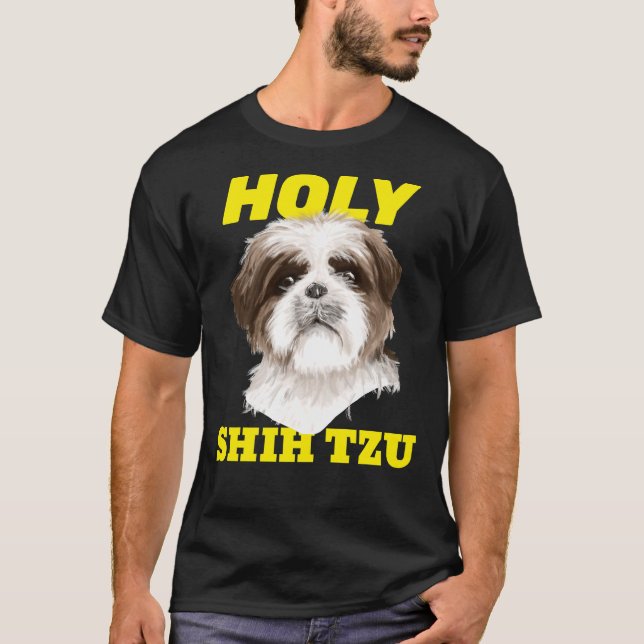 T-shirt Holy Shih Tzu Shih Tzu Dog Meme (Devant)