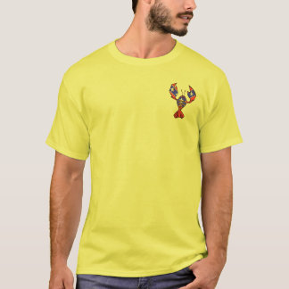 T-shirt Homard à cou rouge