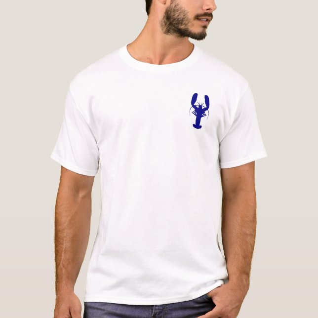 T-shirt Homard bleu de la Marine (Devant)