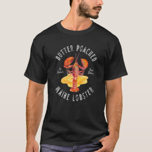 T-shirt Homard du Maine poché au beurre pour gourmet 